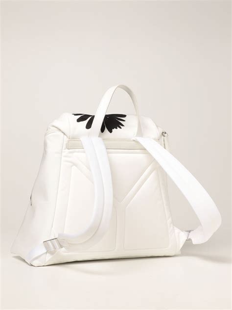 white bag prada|prada backpack women.